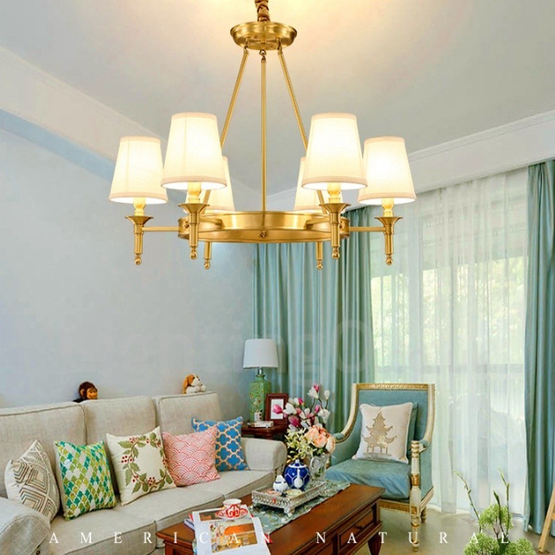 6 ライト ラスティック ロッジ インテグレーテッド メタル シャンデリア