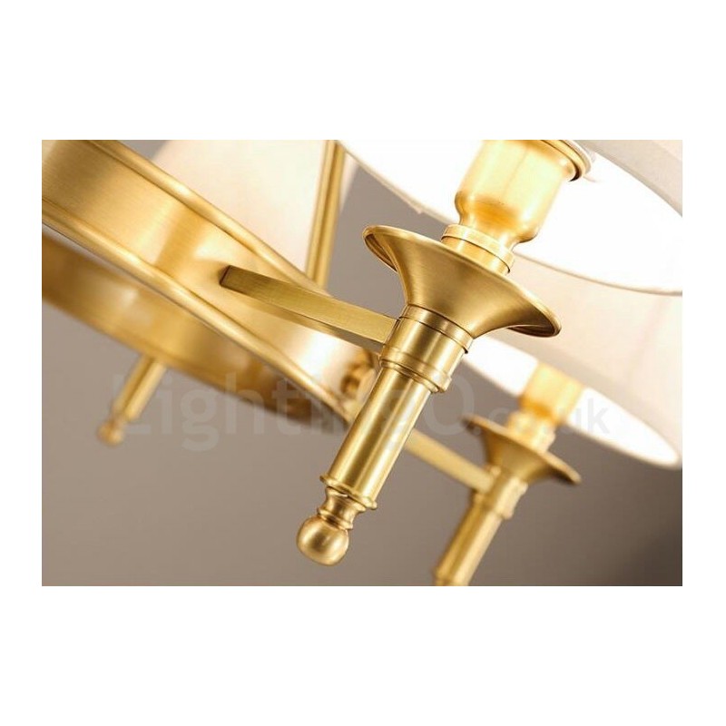 8 ライト ラスティック ロッジ 一体型メタル シャンデリア