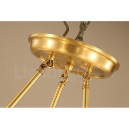 8 ライト ラスティック ロッジ 一体型メタル シャンデリア