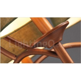 8 ライト ラスティック ロッジ 一体型メタル シャンデリア