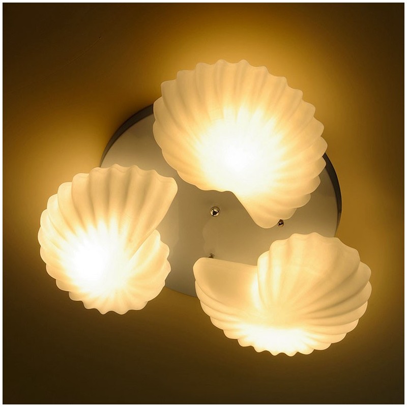 3 ライト トラディショナル クラシック 一体型シャンデリア ガラスシェード付き