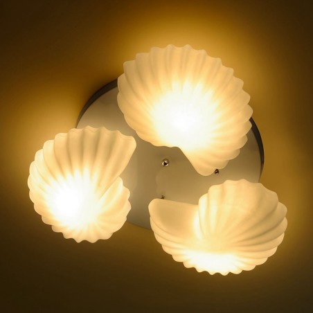 3 ライト トラディショナル クラシック 一体型シャンデリア ガラスシェード付き