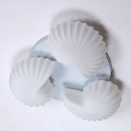 3 ライト トラディショナル クラシック 一体型シャンデリア ガラスシェード付き