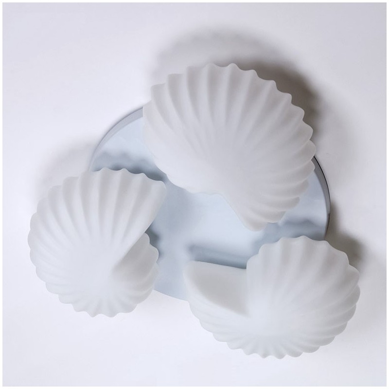 3 ライト トラディショナル クラシック 一体型シャンデリア ガラスシェード付き