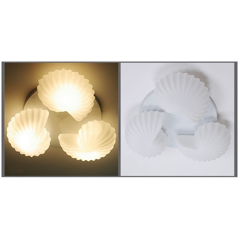 3 ライト トラディショナル クラシック 一体型シャンデリア ガラスシェード付き