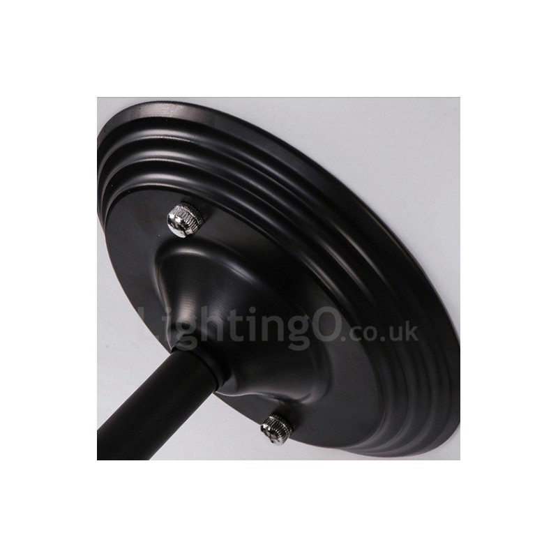 6 ライト ラスティック ロッジ インテグレーテッド シャンデリア