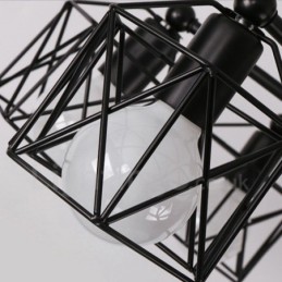 6 ライト ラスティック ロッジ インテグレーテッド シャンデリア