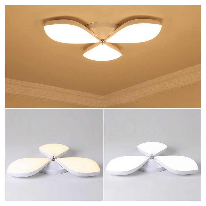 3 ライト モダン コンテンポラリー 一体型 メタル フラッシュ マウント ライト