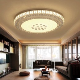 モダンで現代的な統合バスメタルフラッシュマウントライト