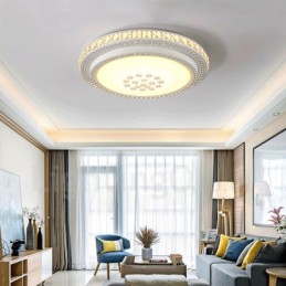 モダンで現代的な統合バスメタルフラッシュマウントライト