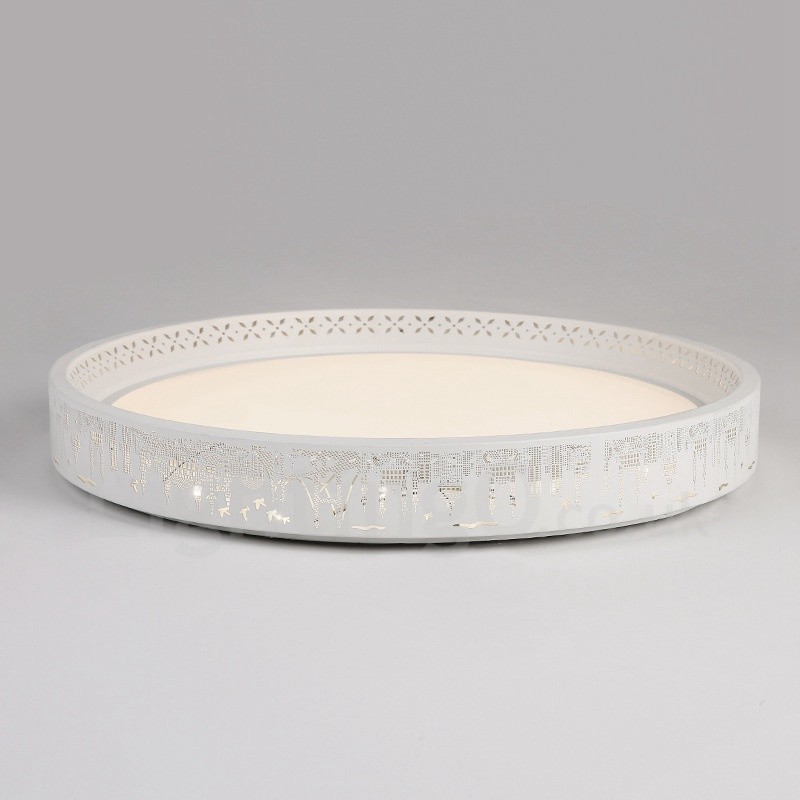 モダンで現代的な統合型メタルフラッシュマウントライト