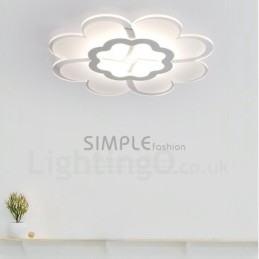 モダンで現代的な統合型メタルフラッシュマウントライト