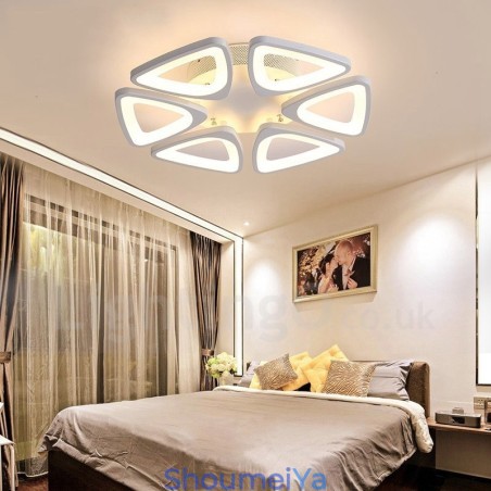 6 ライト モダン コンテンポラリー 一体型 フラッシュマウント ライト