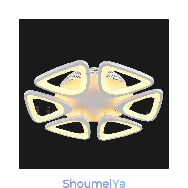 6 ライト モダン コンテンポラリー 一体型 フラッシュマウント ライト