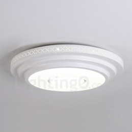 モダンで現代的な統合型メタルフラッシュマウントライト