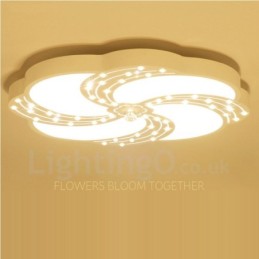 モダンで現代的な統合型メタルフラッシュマウントライト