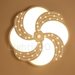 モダンで現代的な統合型メタルフラッシュマウントライト