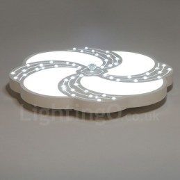 モダンで現代的な統合型メタルフラッシュマウントライト