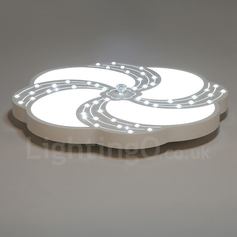 モダンで現代的な統合型メタルフラッシュマウントライト