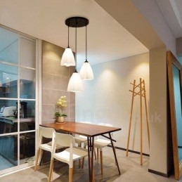 3 ライト トラディショナル クラシック インテグレーテッド メタル ペンダント ライト