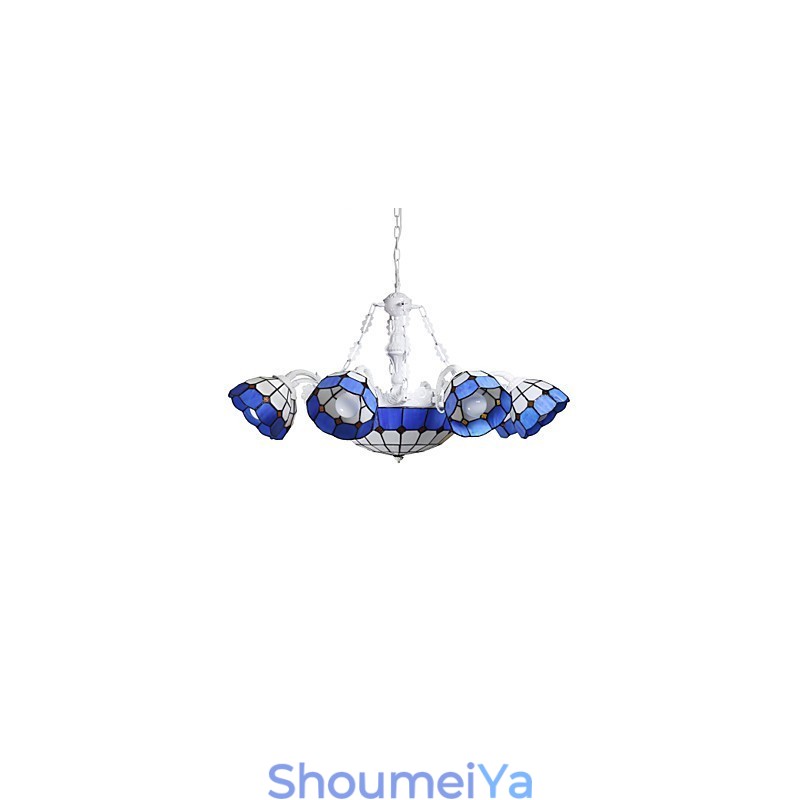 地中海の田舎風のクリエイティブな6 + 1ヘッドランプとランタン