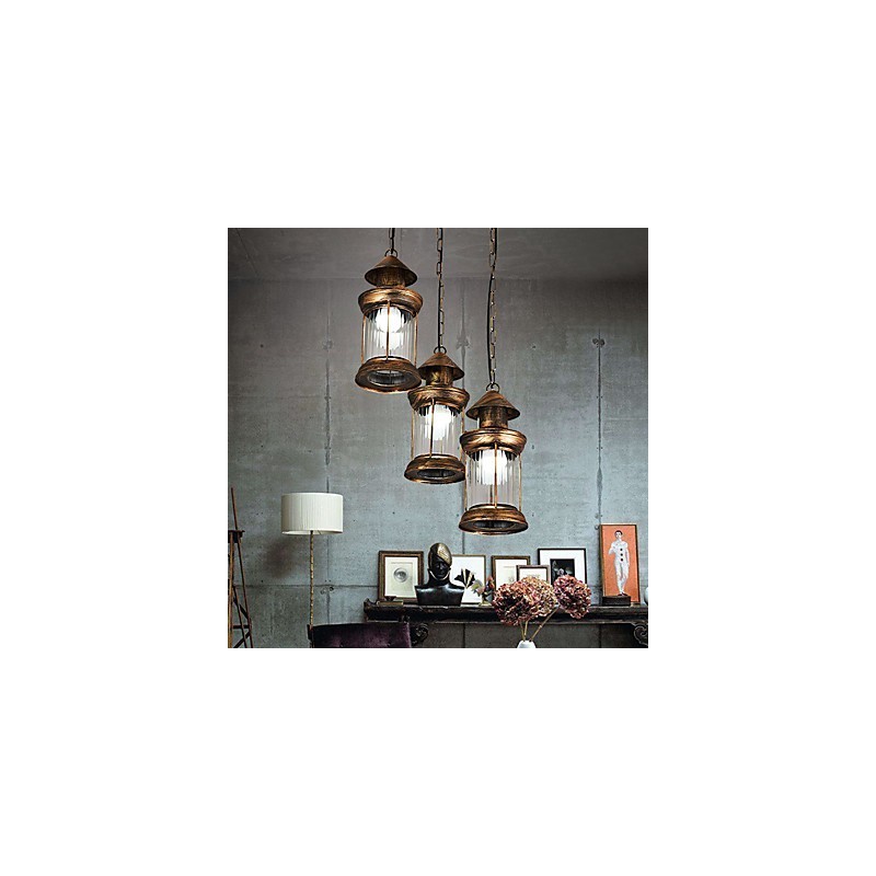 ラスティックロッジ ヴィンテージ レトロ ミニスタイル メタル ペンダント ライト