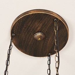 ラスティックロッジ ヴィンテージ レトロ ミニスタイル メタル ペンダント ライト