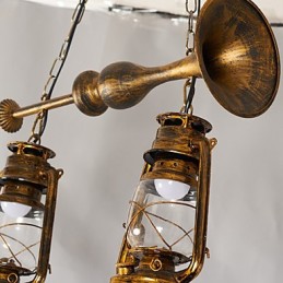 ラスティックロッジ ヴィンテージ レトロ ミニスタイル メタル ペンダント ライト