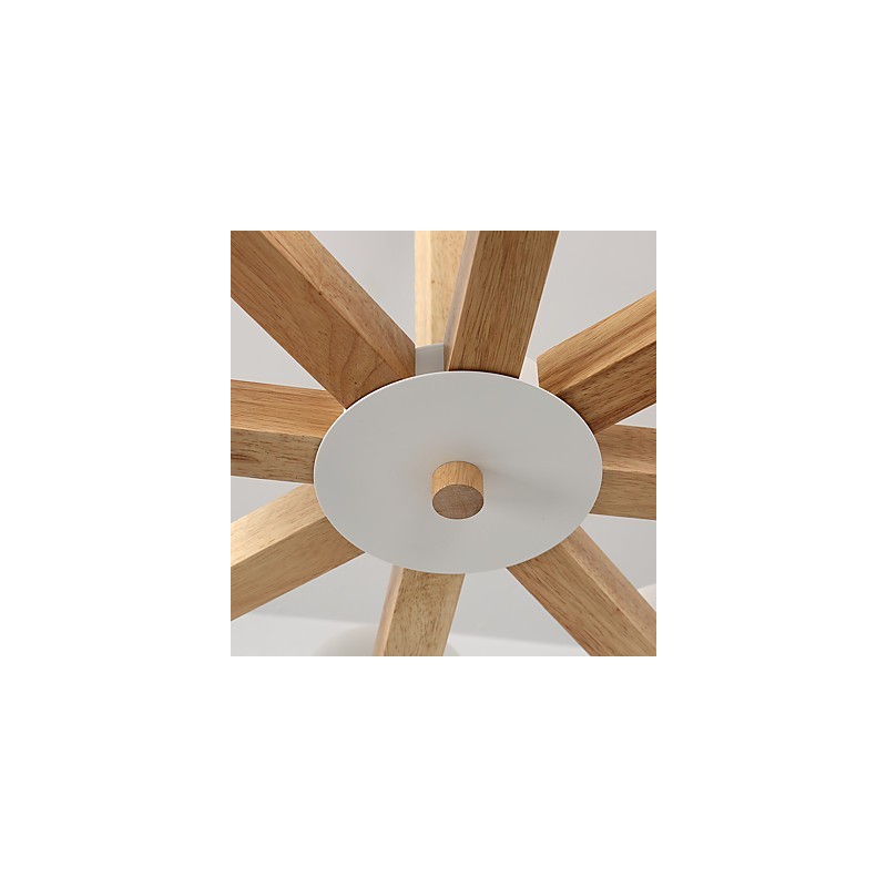 8 ライト シャンデリア モダン コンテンポラリー トラディショナル クラシック ヴィンテージ カントリー ウッド フィーチャー ウッド