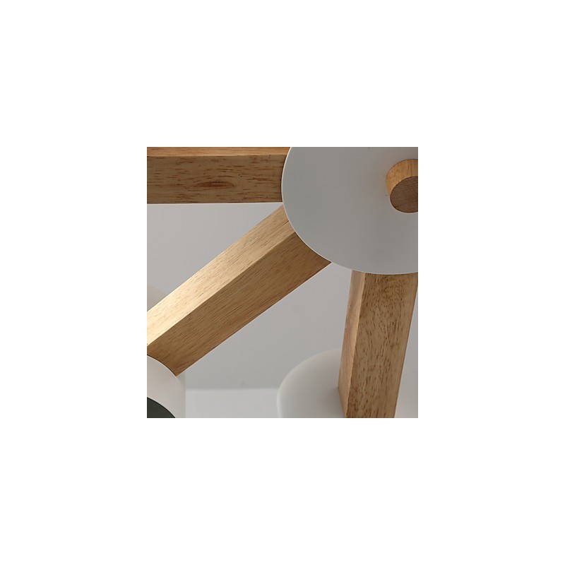 8 ライト シャンデリア モダン コンテンポラリー トラディショナル クラシック ヴィンテージ カントリー ウッド フィーチャー ウッド