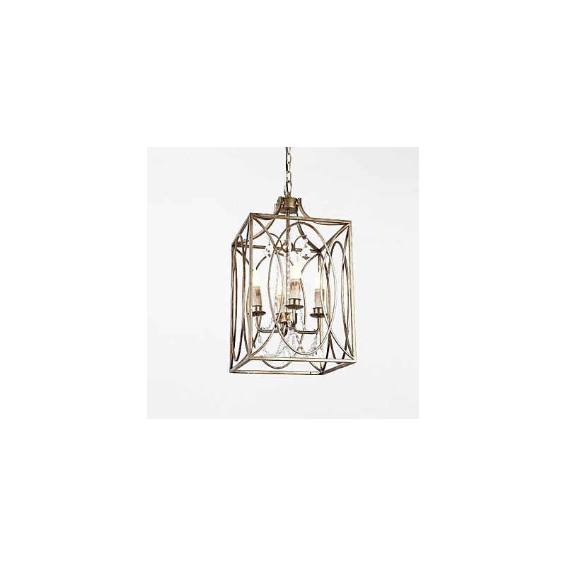 4つのライトヴィンテージメタルアメリカンインダストリアルロフトペイントカラーヨーロピアンシャンデリアランプ屋内装飾ペンダントランプ