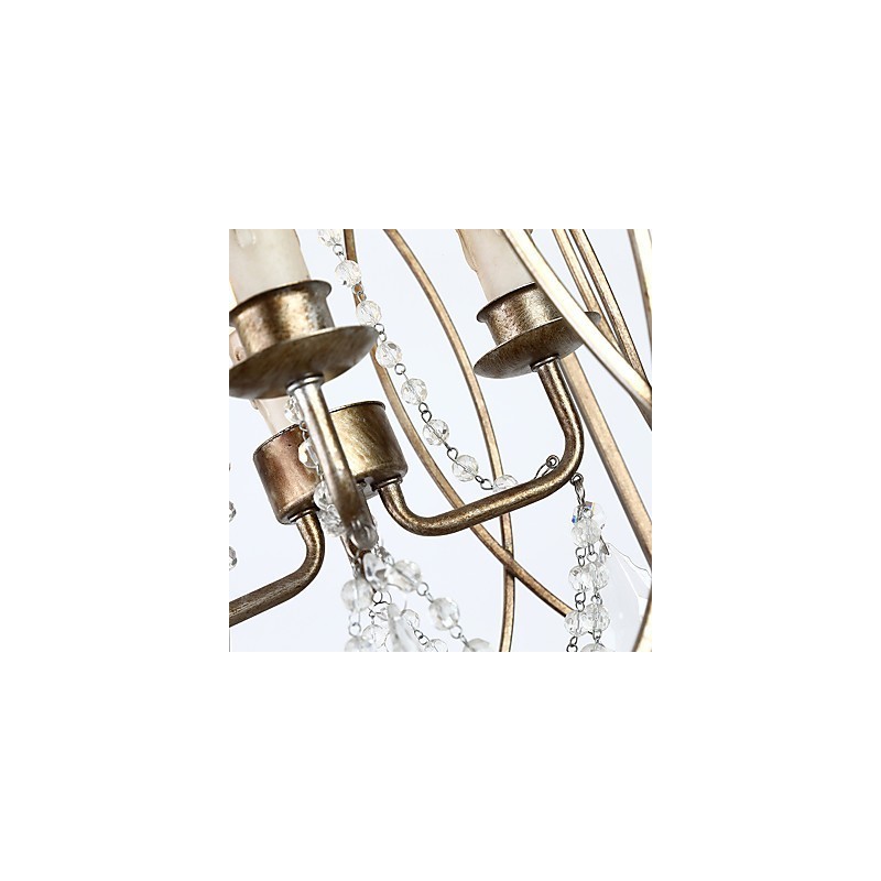 4つのライトヴィンテージメタルアメリカンインダストリアルロフトペイントカラーヨーロピアンシャンデリアランプ屋内装飾ペンダントランプ