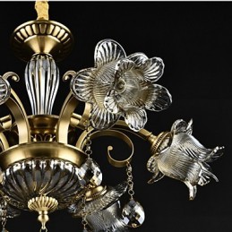 デザイナー向けの素朴なロッジの絵画の特徴 金属製の屋内ショップ 2 電球シャンデリア