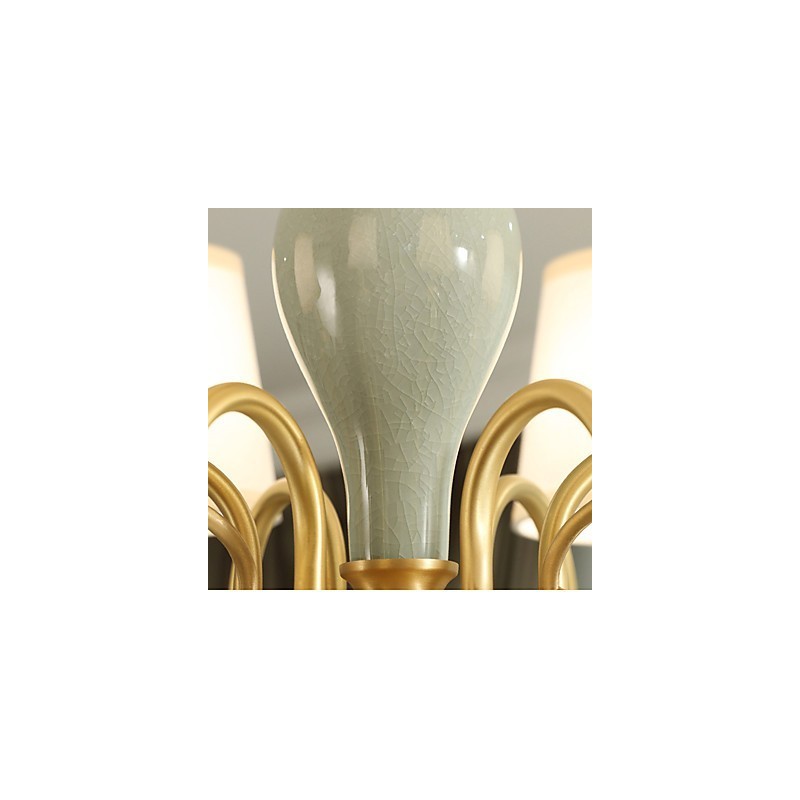 シャンデリア 伝統的 クラシック カントリー 真鍮 ミニスタイル メタル 8 電球