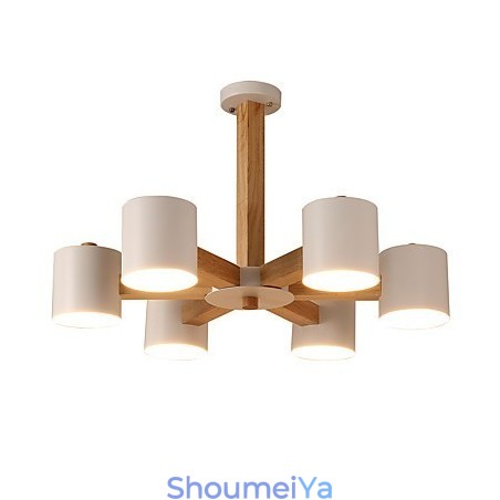 6 ライト シャンデリア モダン コンテンポラリー トラディショナル クラシック ヴィンテージ カントリー ウッド フィーチャー