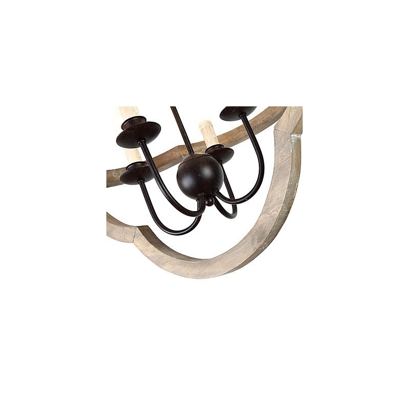 ヴィンテージ メタル アメリカン インダストリアル ロフト ペイント カラー 木製 シャンデリア ランプ 室内装飾 ペンダント ランプ