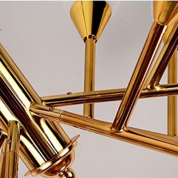 北欧風のシンプルな雰囲気の田園風シャンデリア クリエイティブなロビー用シャンデリアランプ