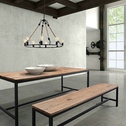 ヴィンテージ ミニ スタイル ペインティング メタル シャンデリア