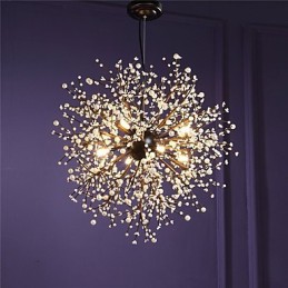 モダンなシャンデリア 花火 ヴィンテージ 錬鉄 8 灯 シャンデリア アイランド ペンダント 照明 天井照明