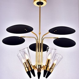 パーソナライズされた調整可能な方向アートシャンデリアランプシャンデリア