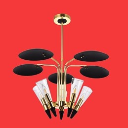 パーソナライズされた調整可能な方向アートシャンデリアランプシャンデリア