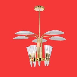 パーソナライズされた調整可能な方向アートシャンデリアランプシャンデリア