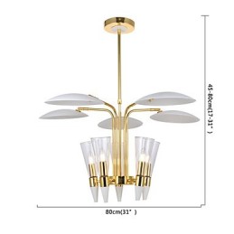 パーソナライズされた調整可能な方向アートシャンデリアランプシャンデリア