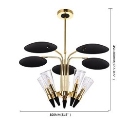 パーソナライズされた調整可能な方向アートシャンデリアランプシャンデリア