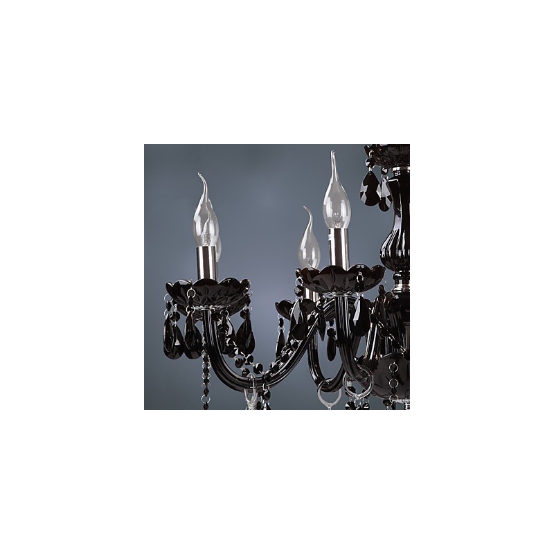 クリスタルガラスシャンデリアのモダンで現代的な電気メッキ機能