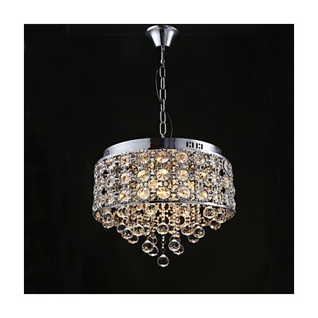 4 ライト サンフラワー K9 透明クリスタル シャンデリア