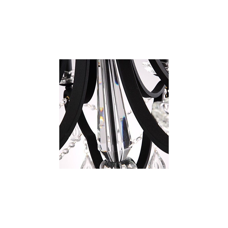 8 ライト クリスタル シャンデリア モダン コンテンポラリー トラディショナル クラシック 素朴 ロッジ ヴィンテージ レトロ ランタン ドラム カントリー ペインティング