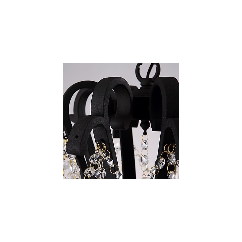 8 ライト クリスタル シャンデリア モダン コンテンポラリー トラディショナル クラシック 素朴 ロッジ ヴィンテージ レトロ ランタン ドラム カントリー ペインティング