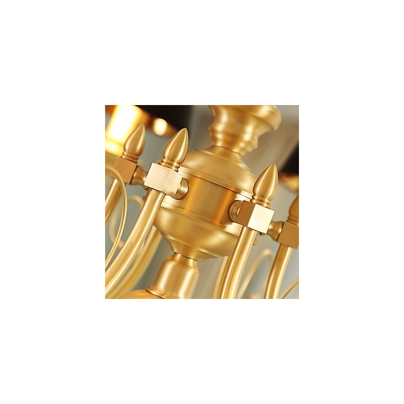 シャンデリア 伝統的 クラシック カントリー 真鍮 ミニスタイル メタル 6 電球