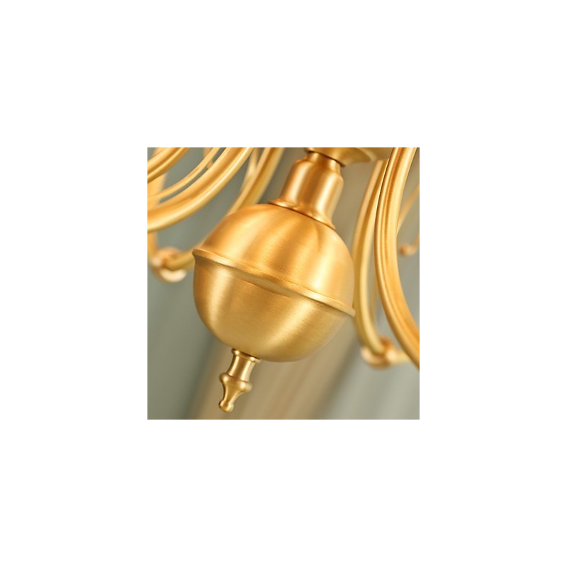 シャンデリア 伝統的 クラシック カントリー 真鍮 ミニスタイル メタル 6 電球